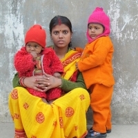 Mother in Bihar, India. (Photo courtesy of Jhpiego.) Mother in Bihar, India. (Photo courtesy of Jhpiego.)